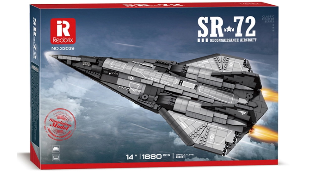 Reobrix 33039 SR-72 Reconnaissance Aircraft Building Set