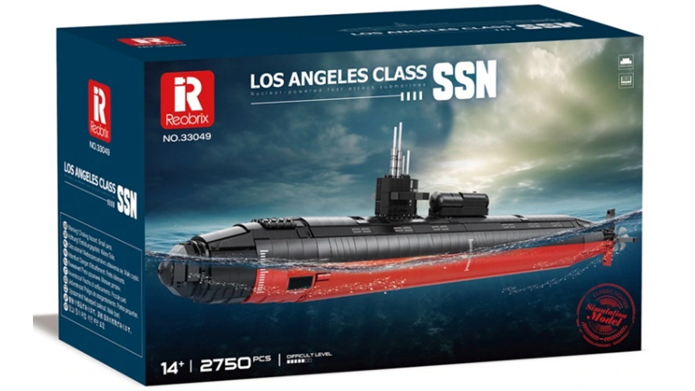 Reobrix 33049 Los Angeles-Class SSN 1:125 Building Set