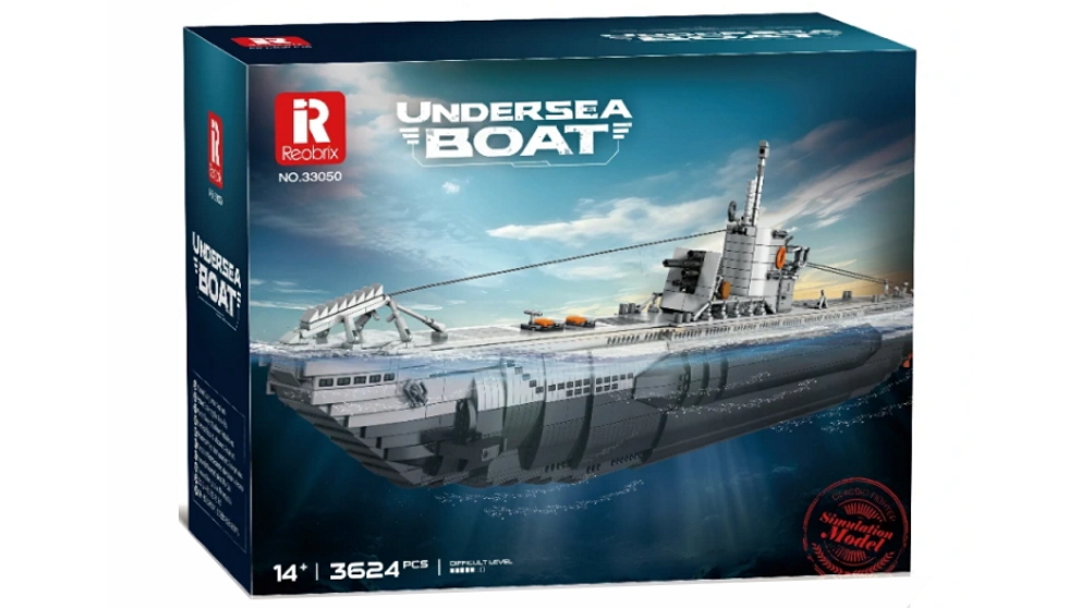 Reobrix 33050 Undersea Boat Next-Generation Strategic U-Type Submarine Building Set