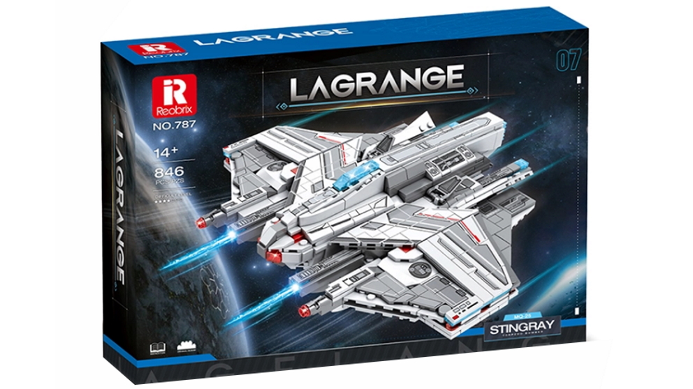 Reobrix 787 Infinite Universe Lagrange MQ-25 Building Set