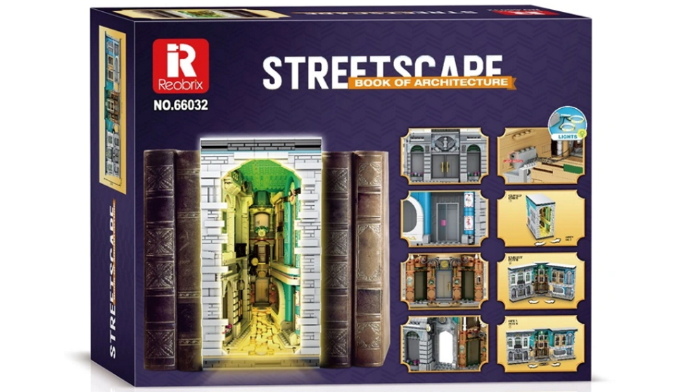 Reobrix 66032 Streetscape Book of Architecture Building Set