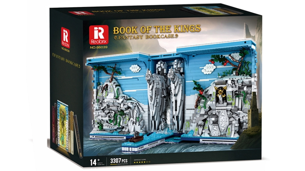 Reobrix 66039 Book of The Kings Fantasy Bookcase Building Set