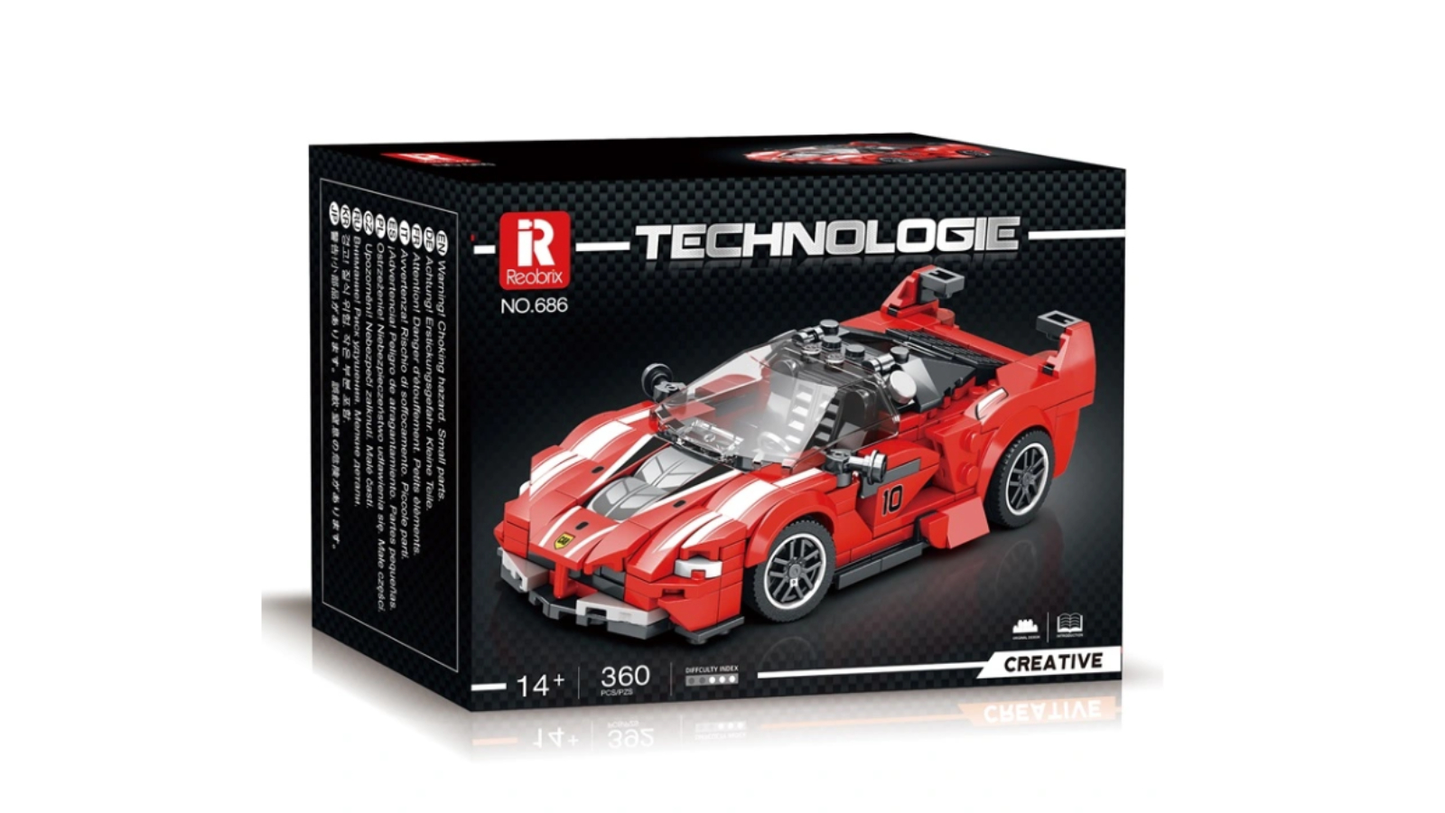 Reobrix Ferrari FXX-K V2 Building Set