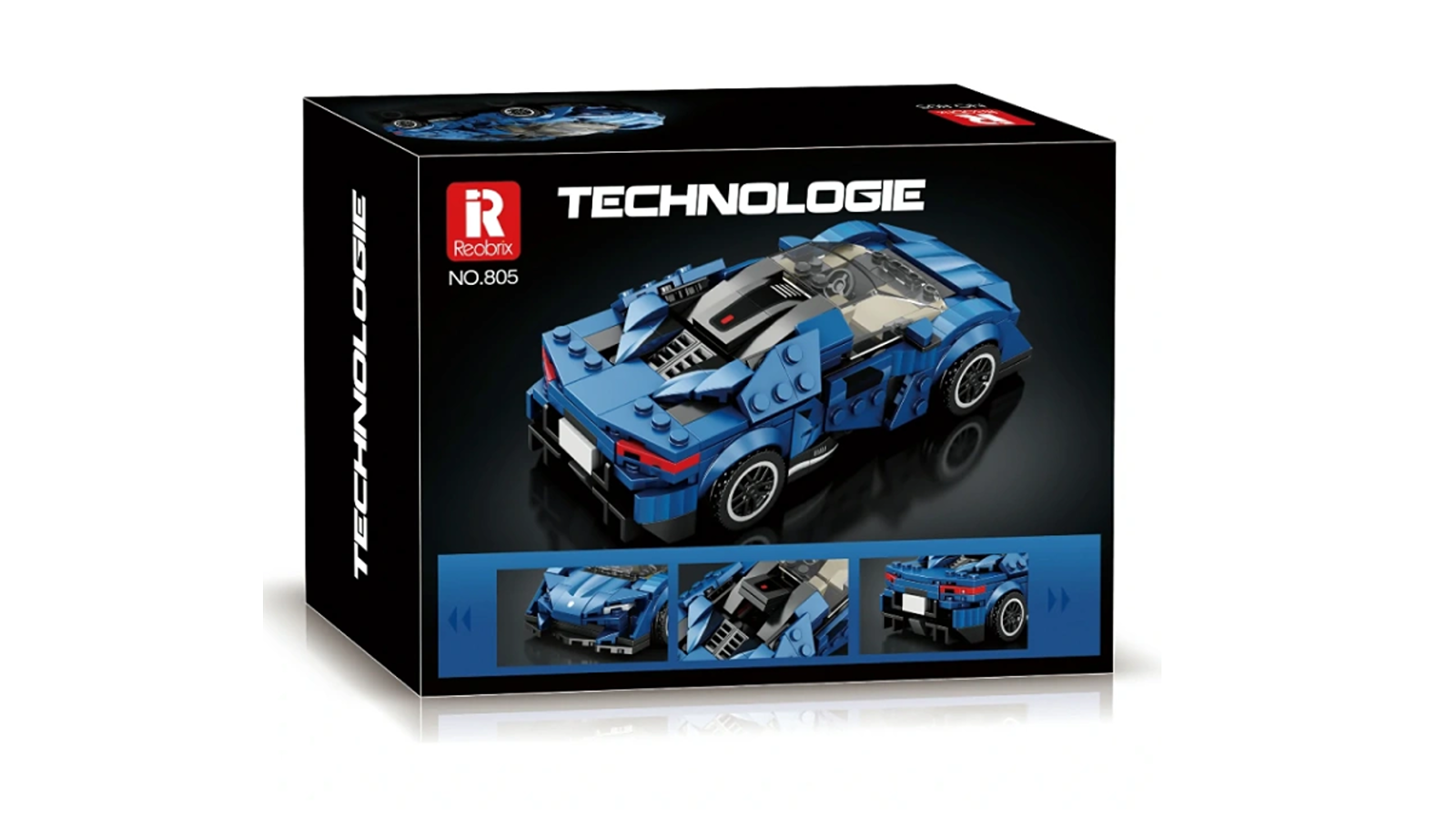 Reobrix Blue Koenigsegg Agera Building Set