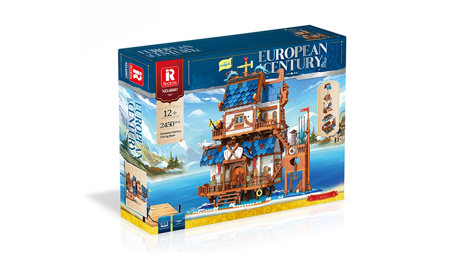 Reobrix Fishing Store Building Set