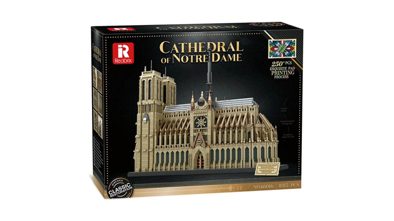 Reobrix Cathedral of Notre-Dame Building Set