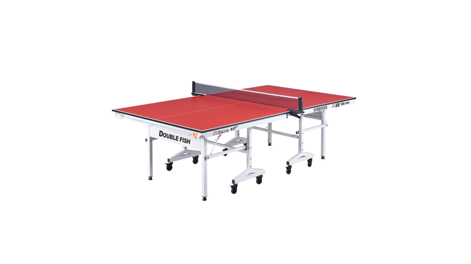 Double Fish 1.8cm Tennis Table - Red