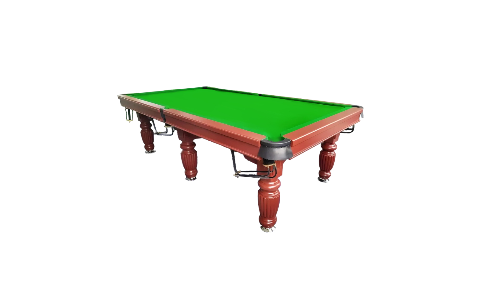 CUETIQ Quesla 9ft Slate Billiard Table - Green