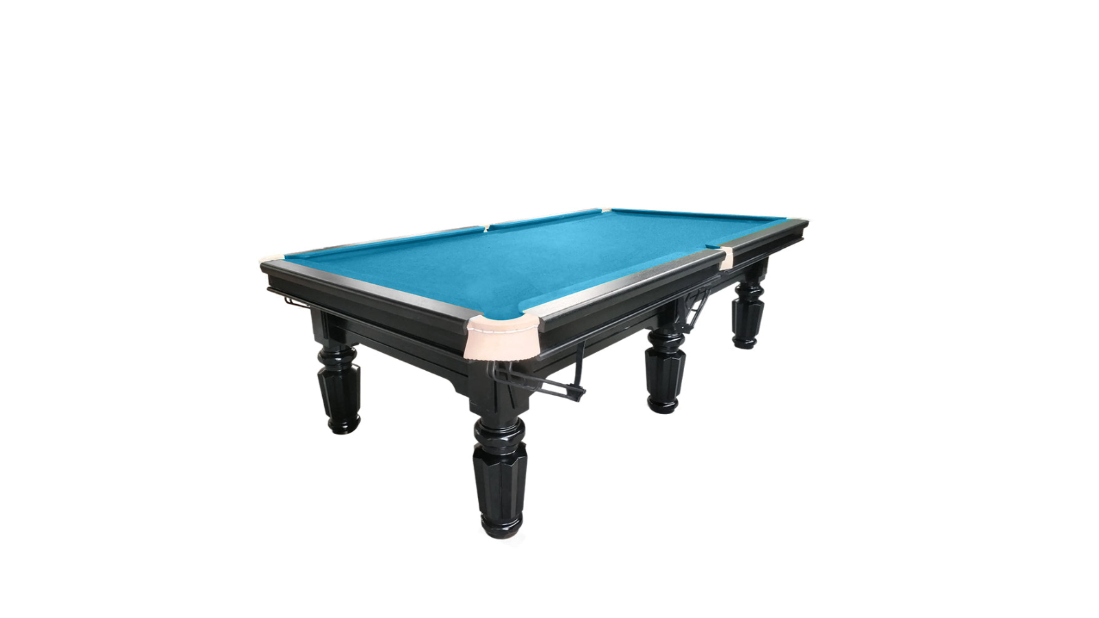 CUETIQ 7ft MDF Pool Snooker Billiard - Black/Blue