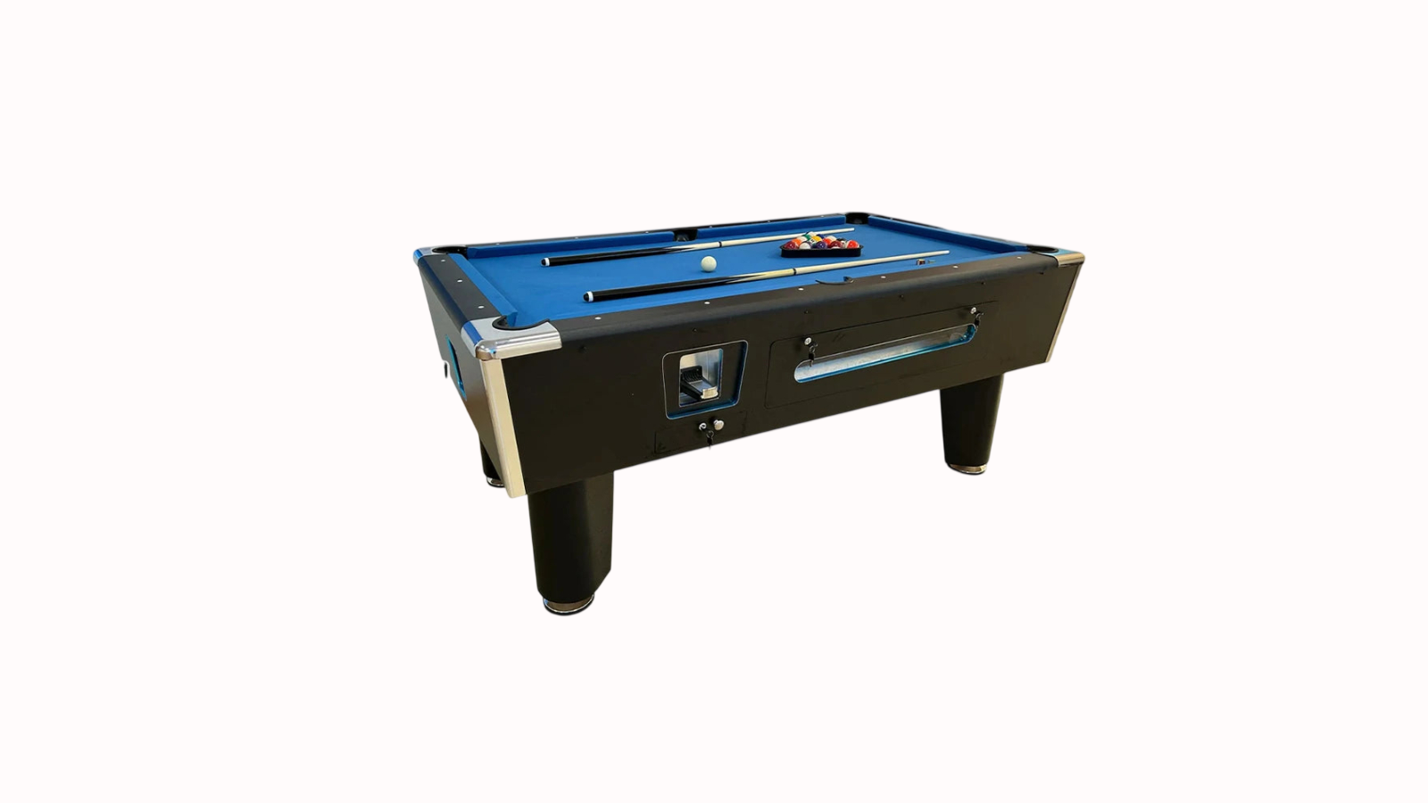 CUETIQ 7ft Coin-Operated Pool Table - Blue