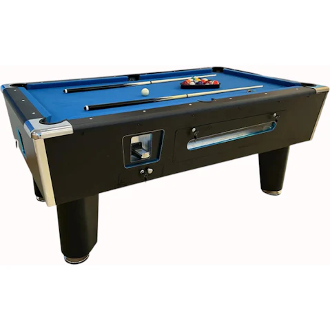 CUETIQ 7ft Coin-Operated Pool Table - Blue