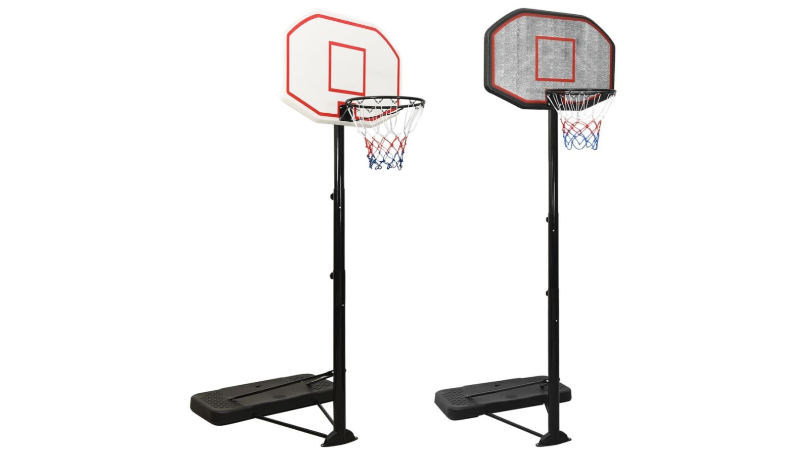 vidaXL 258-363cm Polyethene Basketball Stand