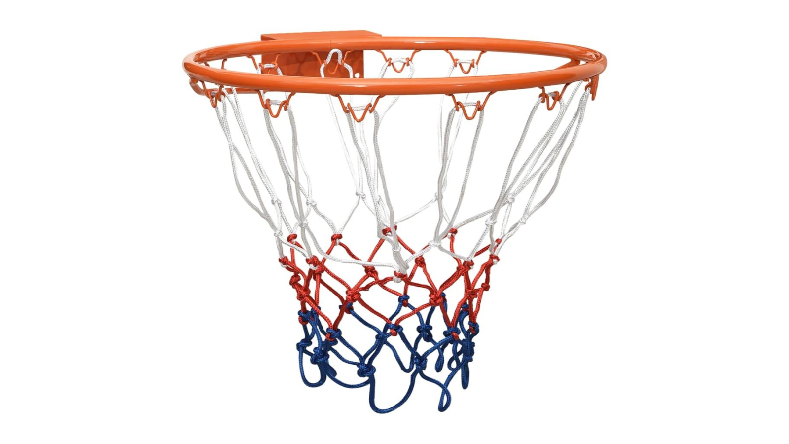 vidaXL Orange Steel Basketball Ring - 39cm