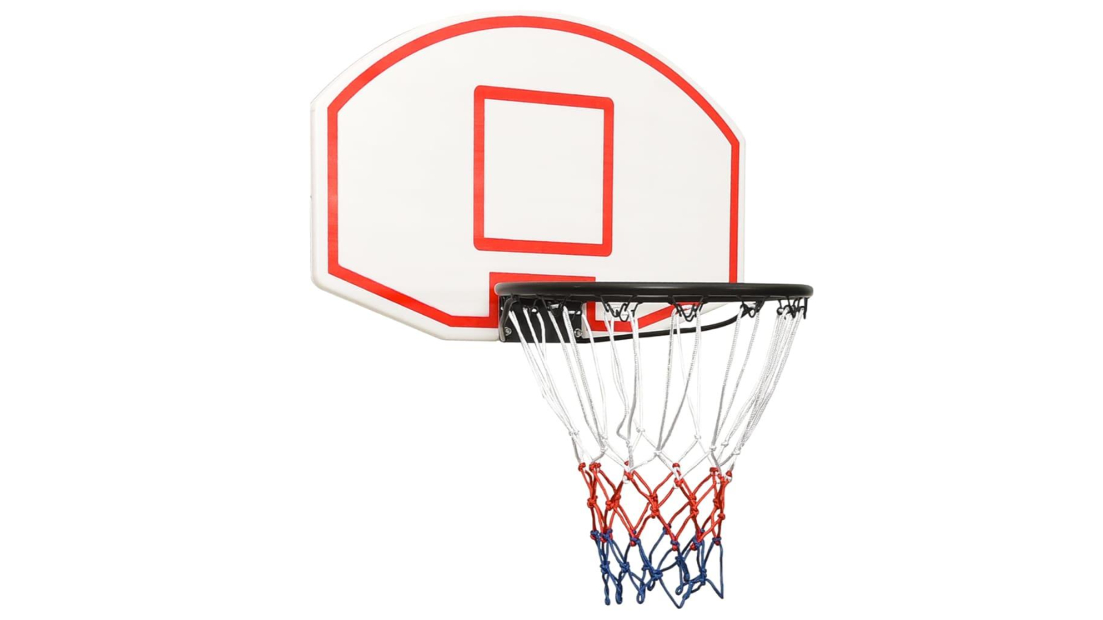 vidaXL White Polyethene Basketball Backboard - 71 x 45 x 2 cm