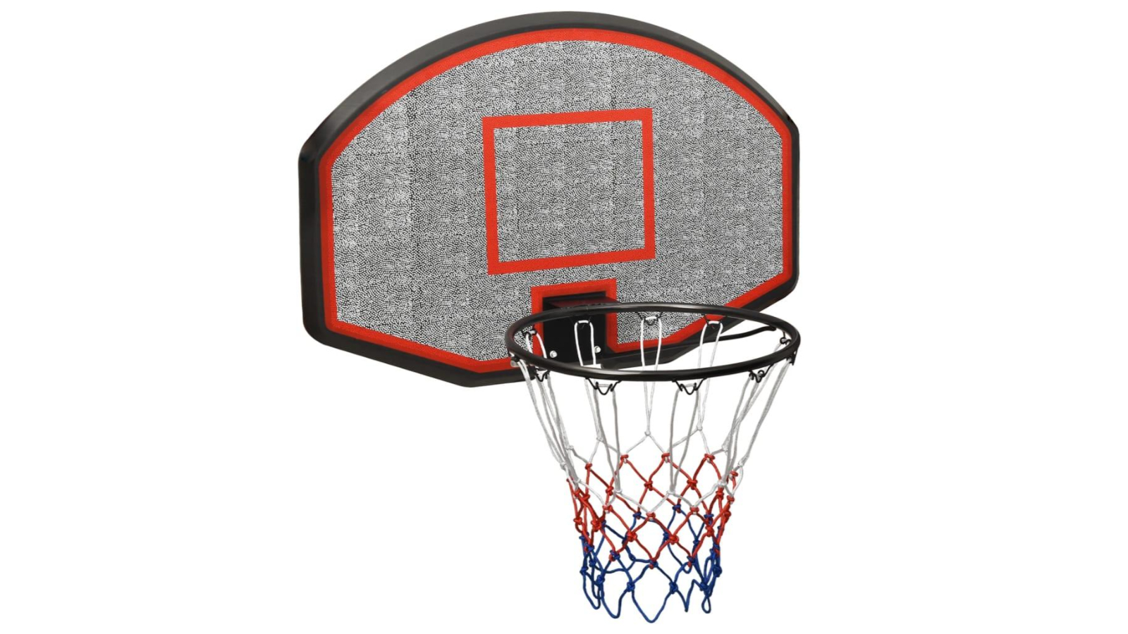vidaXL Black Polyethene Basketball Backboard - 90 x 60 x 2cm