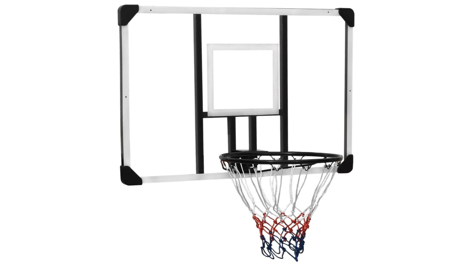 vidaXL Transparent Polycarbonate Basketball Backboard - 106 x 69 x 3cm