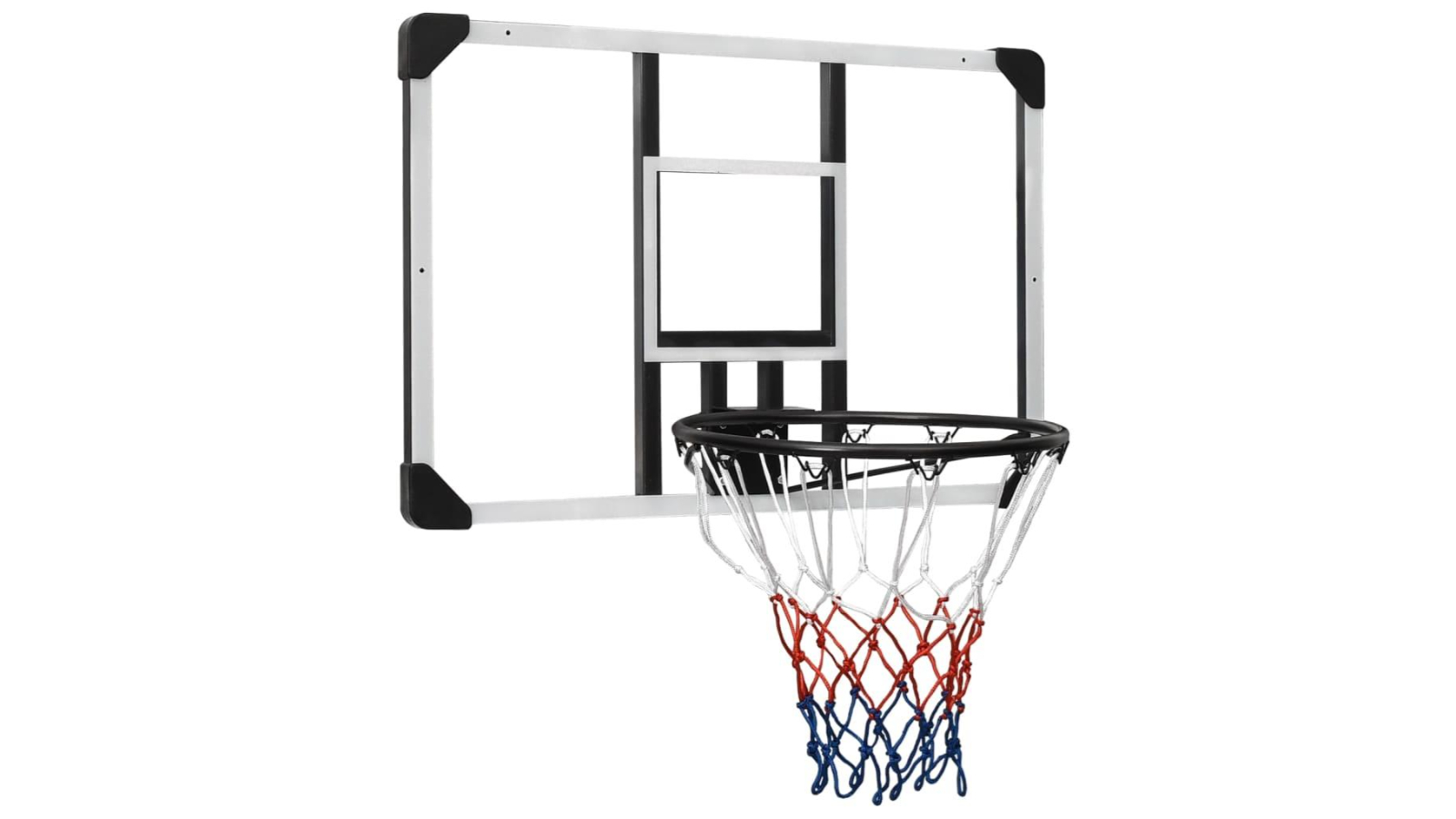 vidaXL Transparent Polycarbonate Basketball Backboard - 90 x 60 x 2.5cm