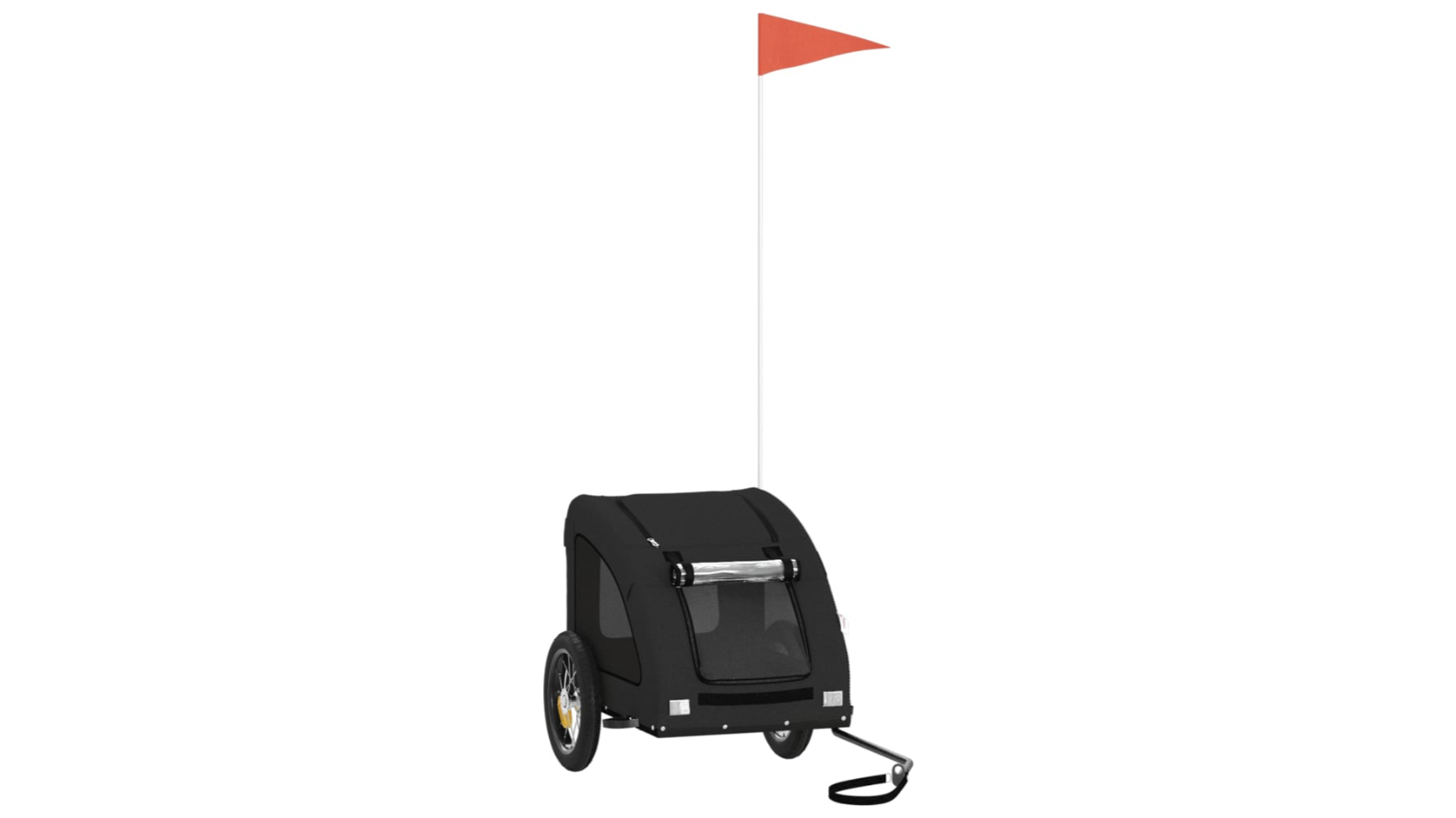 vidaXL Oxford Fabric and Iron Pet Trailer Bike - Black