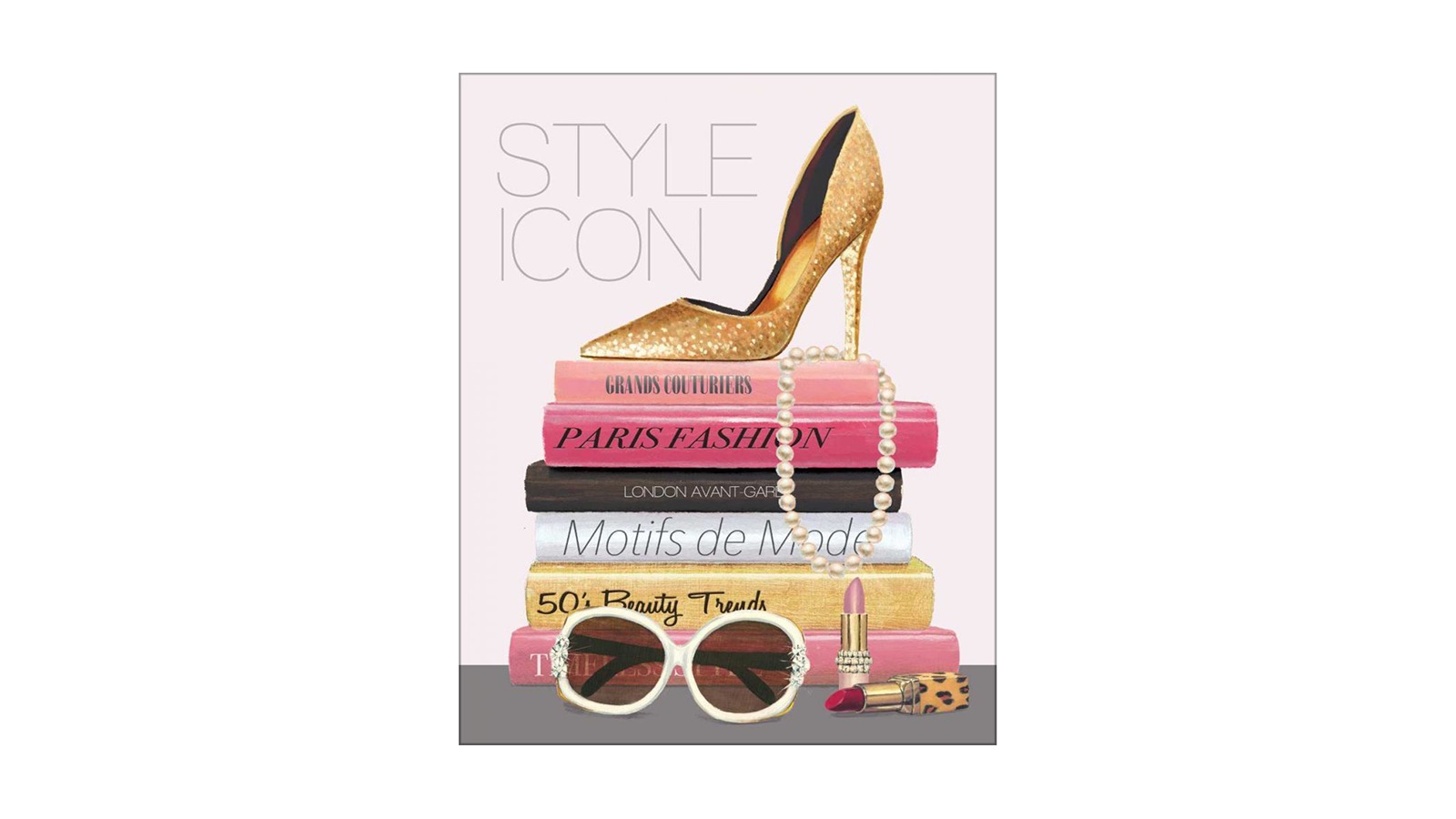 La Grolla Paris Style II Sq Gold/Black Unframed Canvas Wall Art