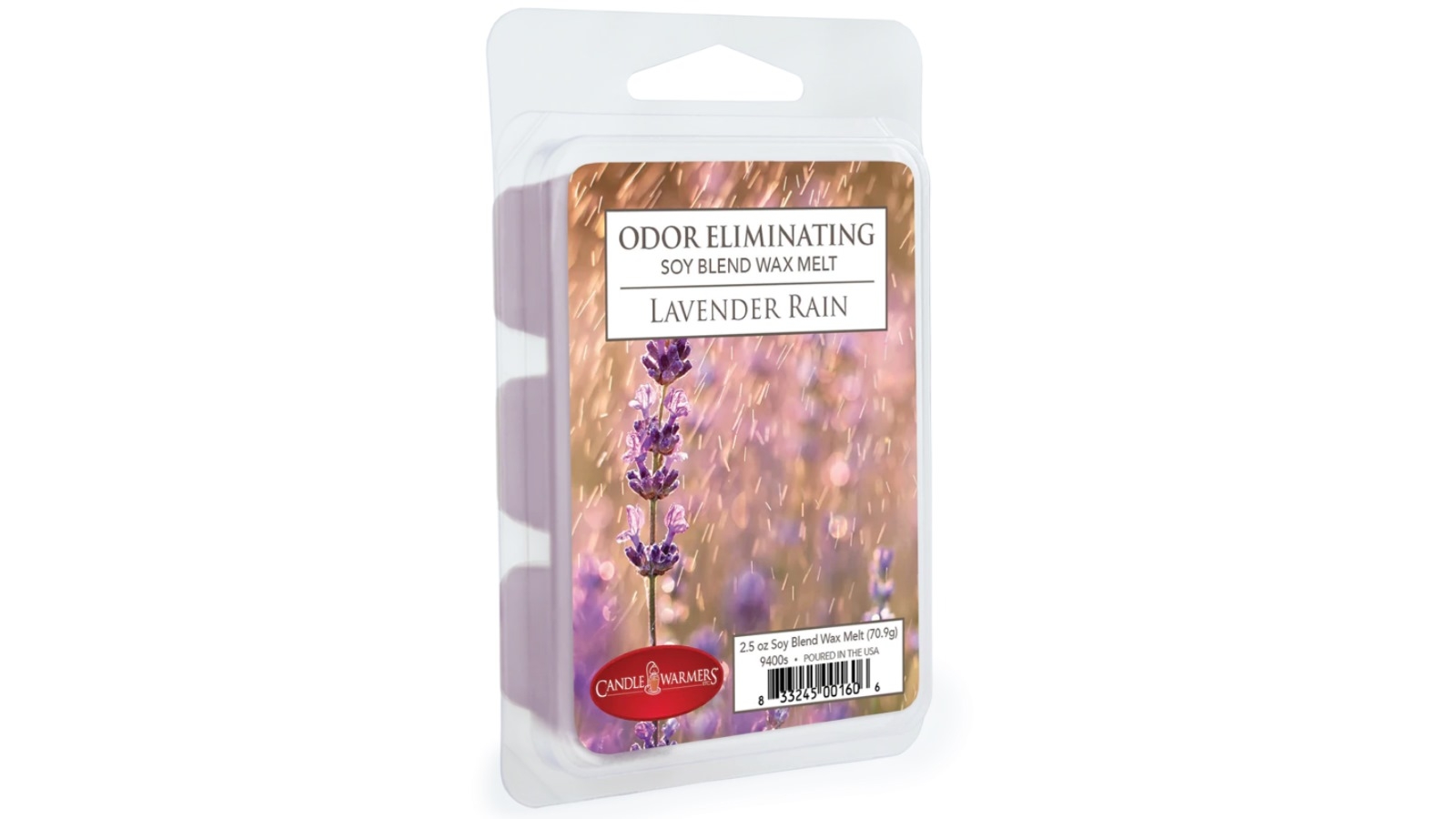 Candle Warmers Etc. Lavender Rain Odor Eliminating Soy Wax Melts