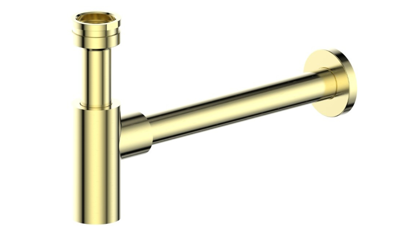 Greens Bottle Trap - Brushed Brass