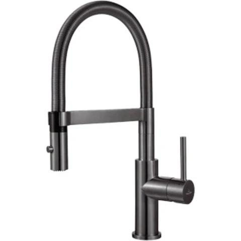 Villeroy & Boch Steel Expert Compact Kitchen Mixer - Gunmetal