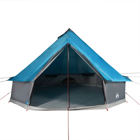 vidaXL 10-Person Blue Waterproof Family Tent