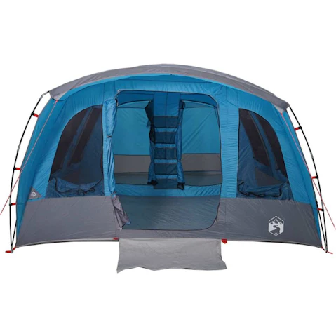 vidaXL 8-Person Blue Waterproof Family Tunnel Tent