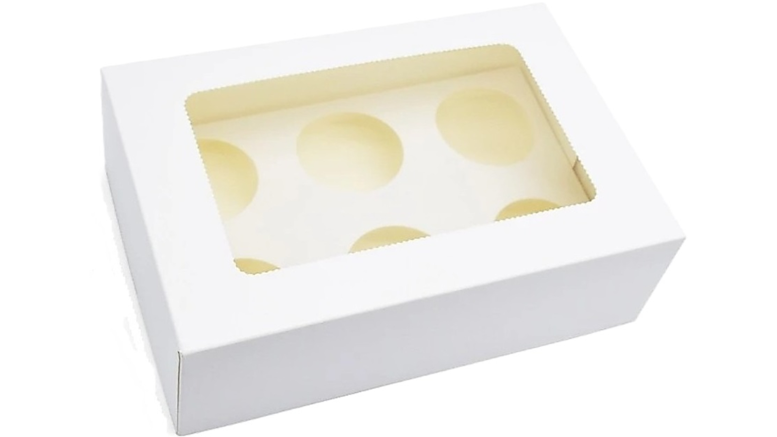 Randy and Travis Machinery 100 Piece 6-Hole Cupcake Box