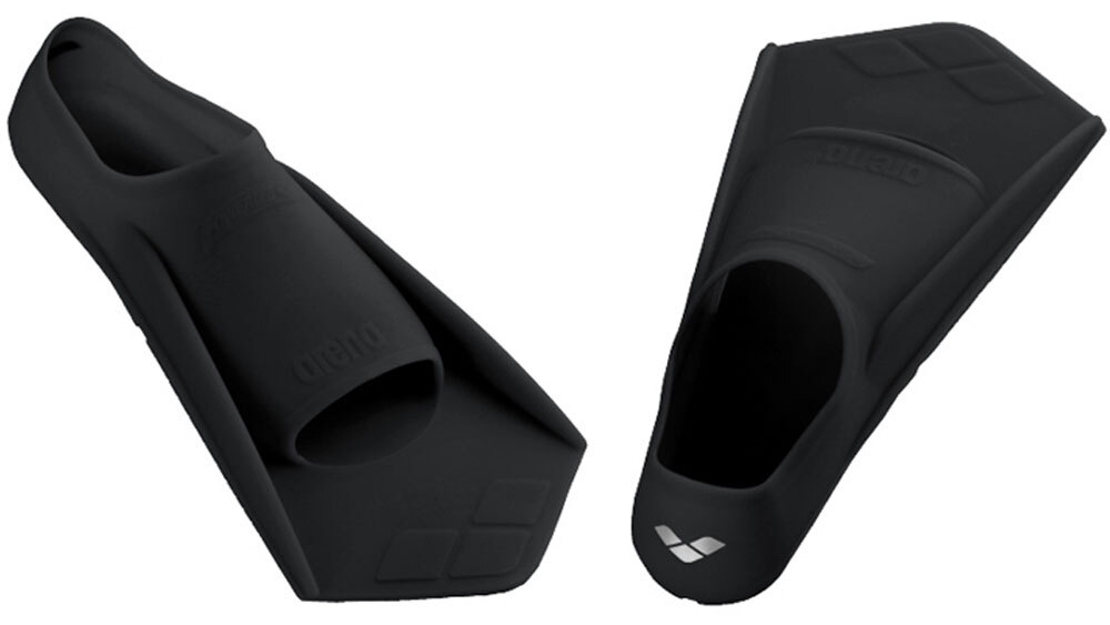 Arena Black Powerfin Swimming Fin for Training - Size 33-34