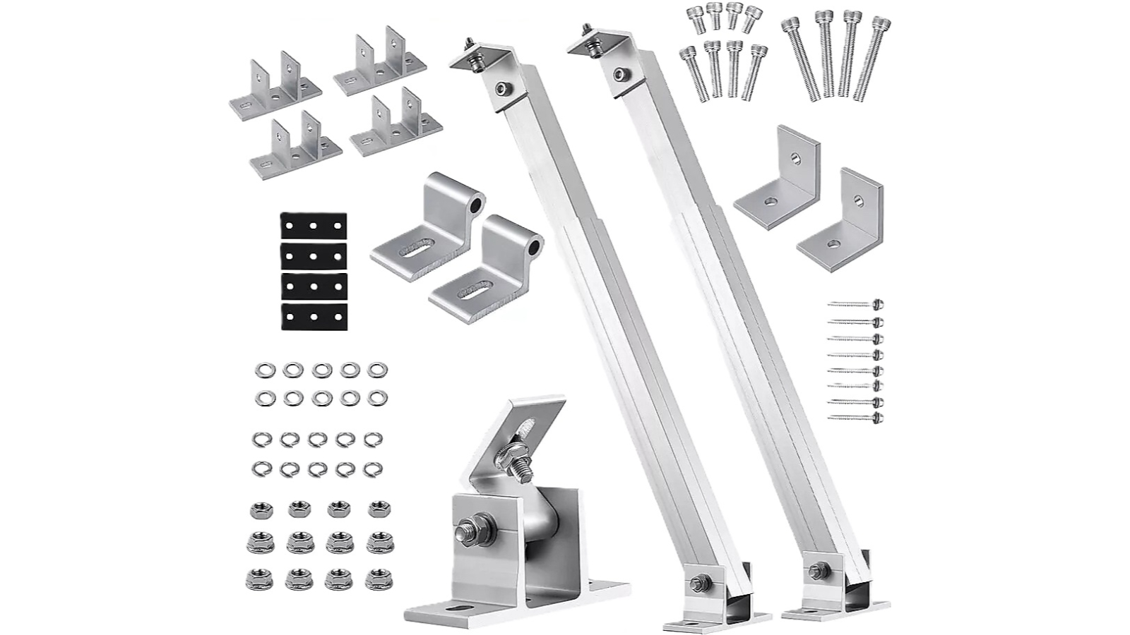 Randy and Travis Machinery Adjustable Solar Panel Tilt Mount Brackets Kit