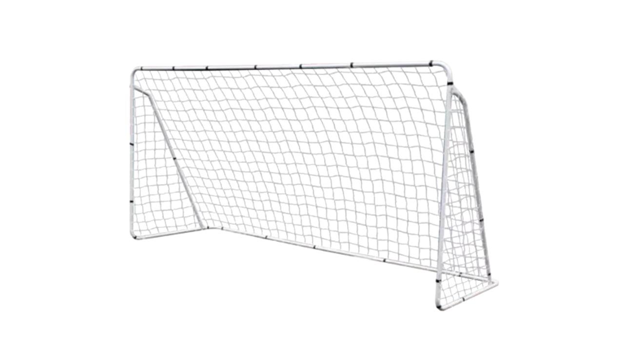 Randy and Travis Machinery Portable Soccer Goal Net - White