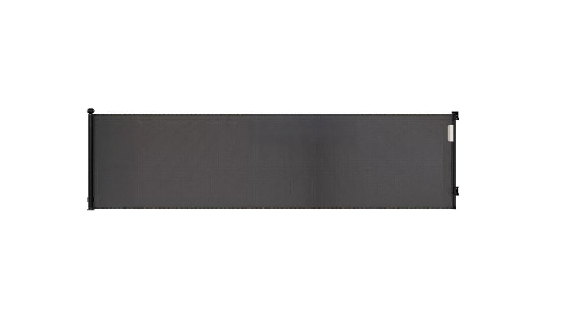 Randy and Travis Machinery Retractable Baby Safety Fence - Grey