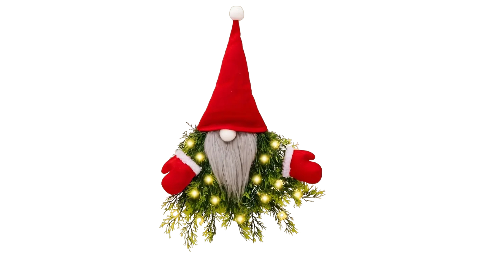 TM Whimsical Artificial Maple Gnome Door Hanging Decoration