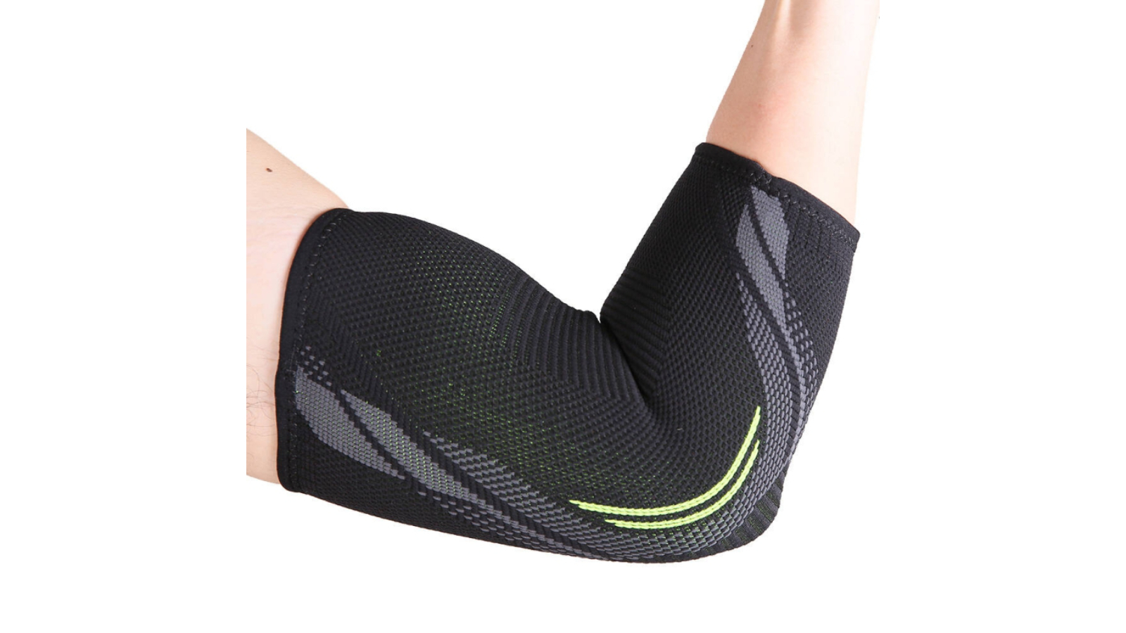 Bodyassist Pack of 2 Contoured 4-Way Sports Elastic Elbow Sleeve - Small