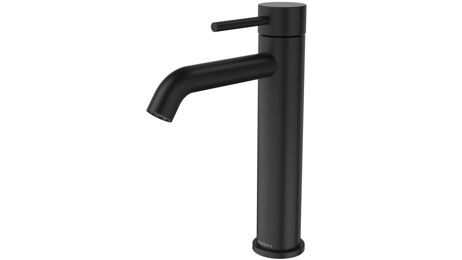 Caroma Liano II Mid Tower Basin Mixer - Matte Black