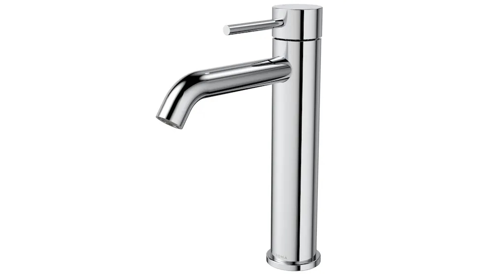 Caroma Liano II Low Lead Mid Tower Basin Mixer - Chrome