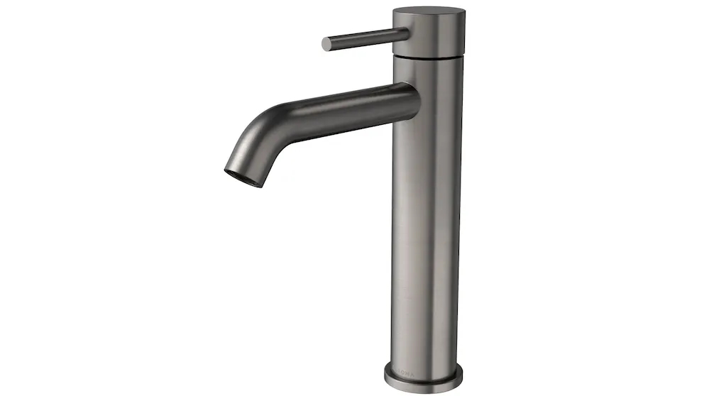 Caroma Liano II Low Lead Mid Tower Basin Mixer - Gunmetal