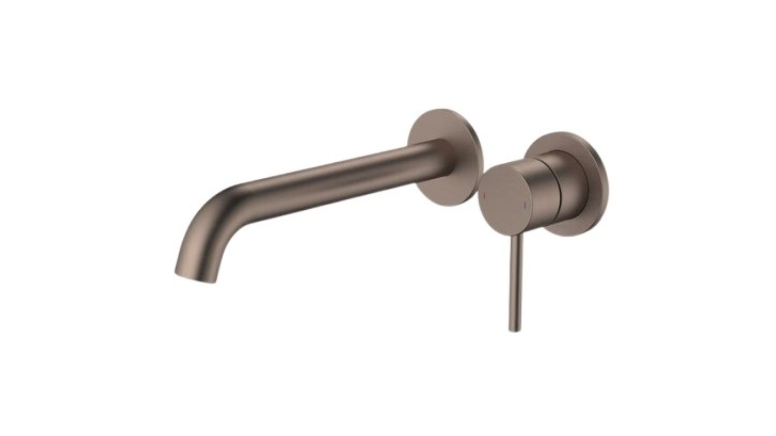 Caroma Liano II 210mm Wall Basin/Bath Mixer with 2 Cover Plates - Brushed Bronze 