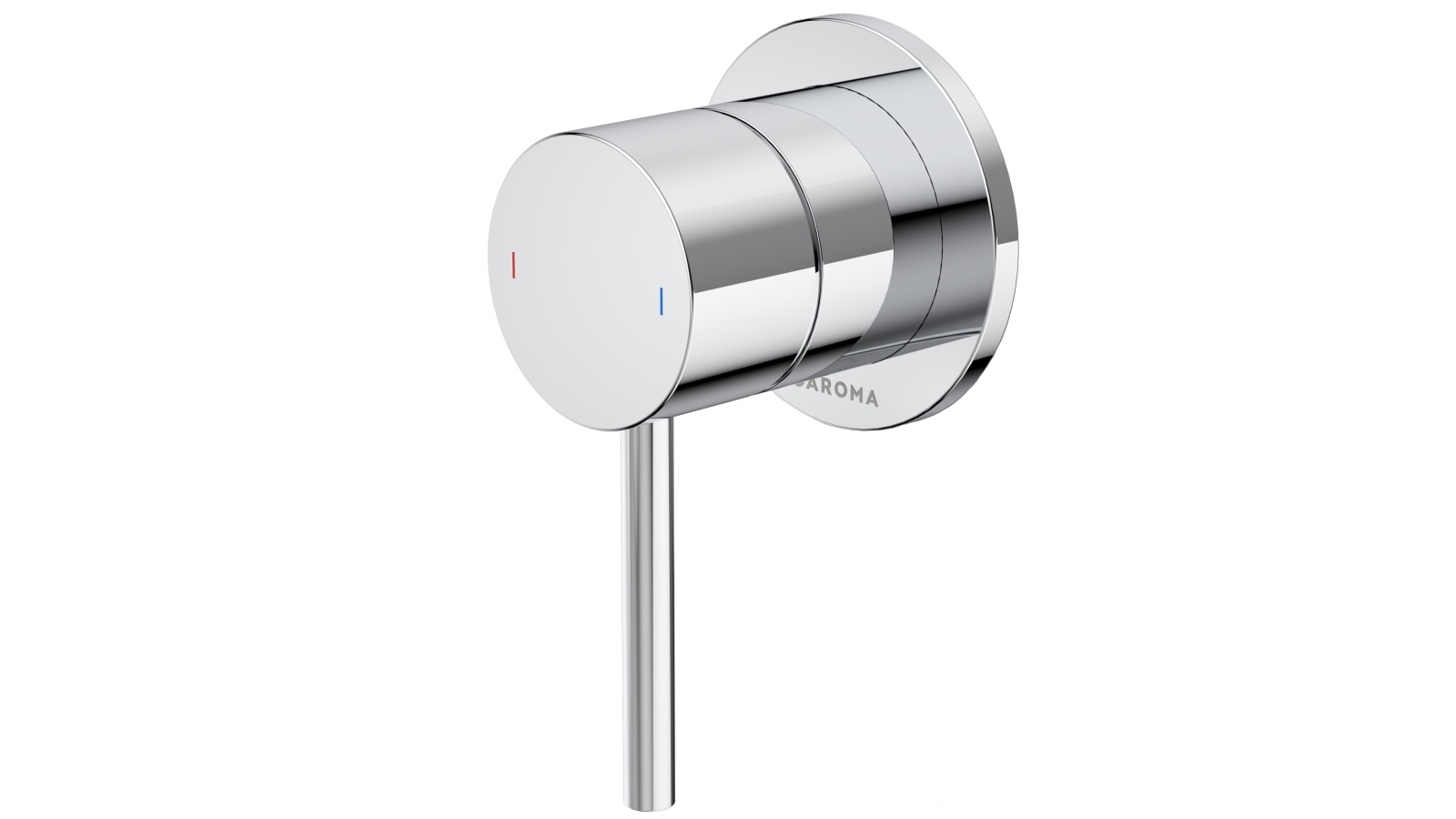 Caroma Liano II Bath/Shower Mixer with Round Cover Plate - Chrome
