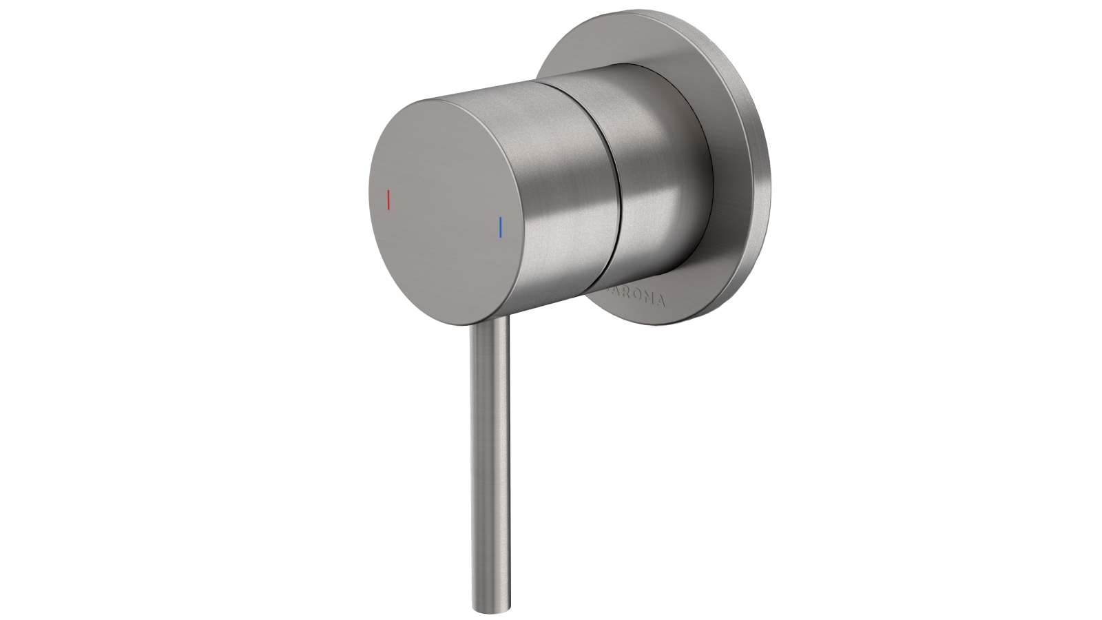 Caroma Liano II Bath/Shower Mixer with Round Cover Plate - Gunmetal