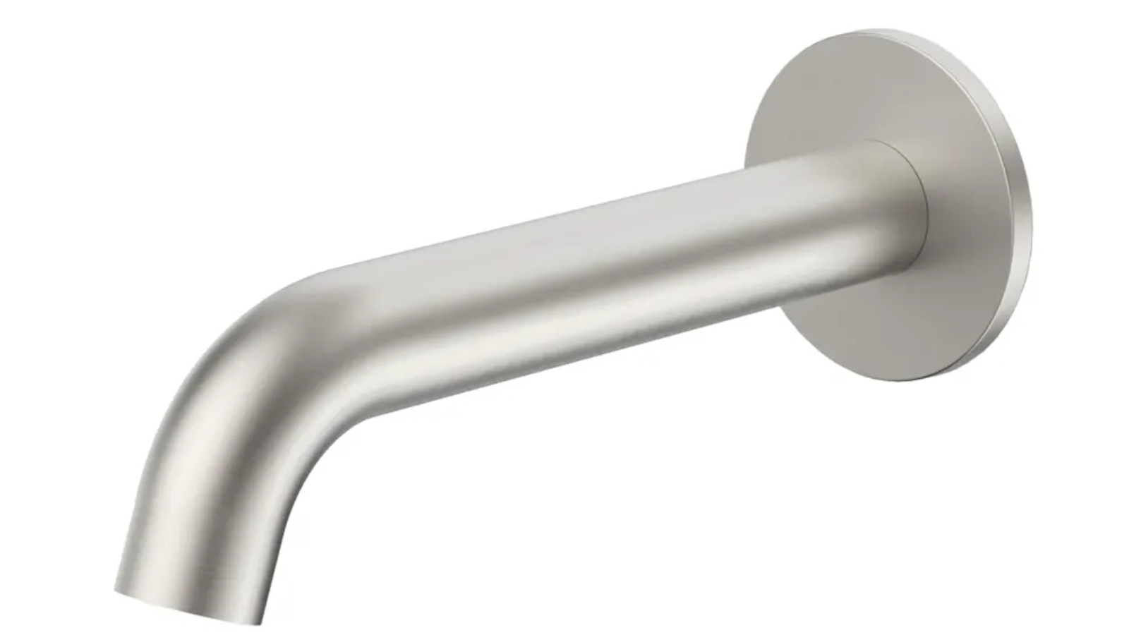 Caroma Liano II 175mm Low Lead Brass Basin/Bath Outlet with Round Cover Plate - Brushed Nickel