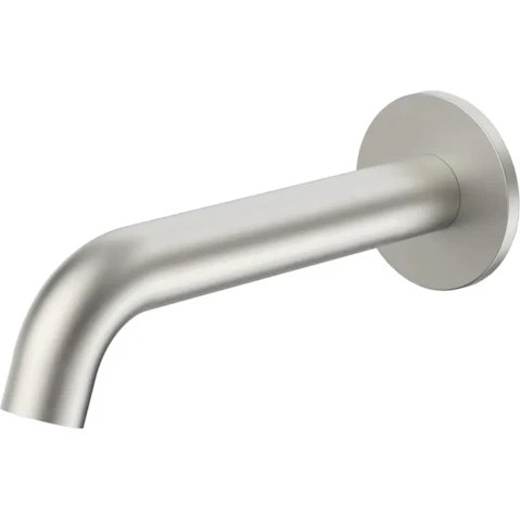 Caroma Liano II 175mm Low Lead Brass Basin/Bath Outlet with Round Cover Plate - Brushed Nickel