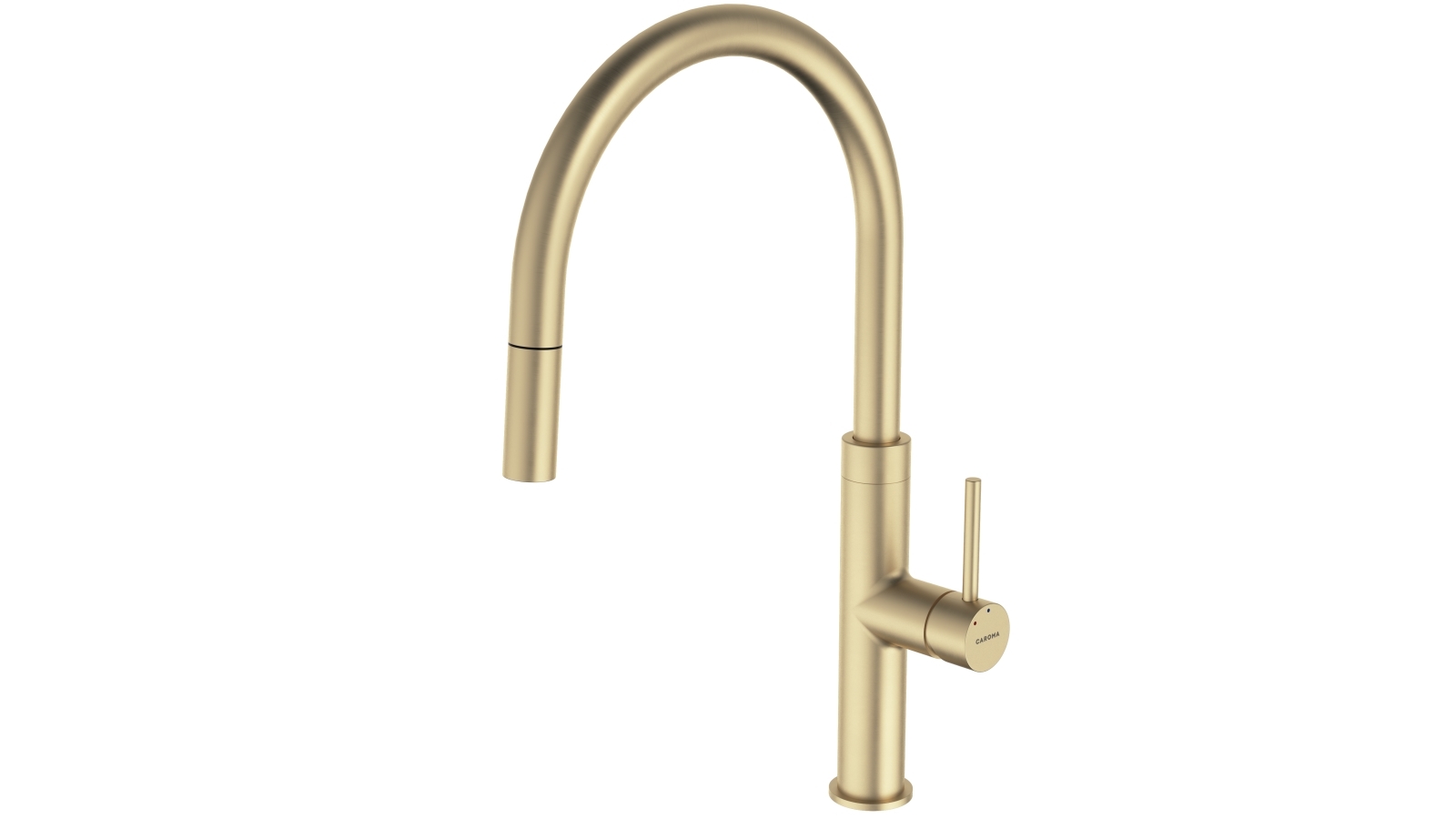 Caroma Liano II Pull Out Sink Mixer Low Lead - Brushed Brass