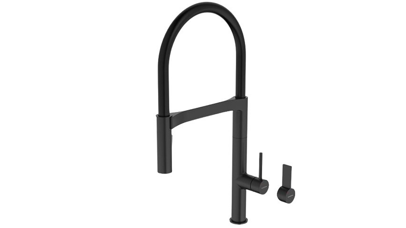 Caroma Liano II Pull Down Sink Mixer with Dual Spray - Matte Black