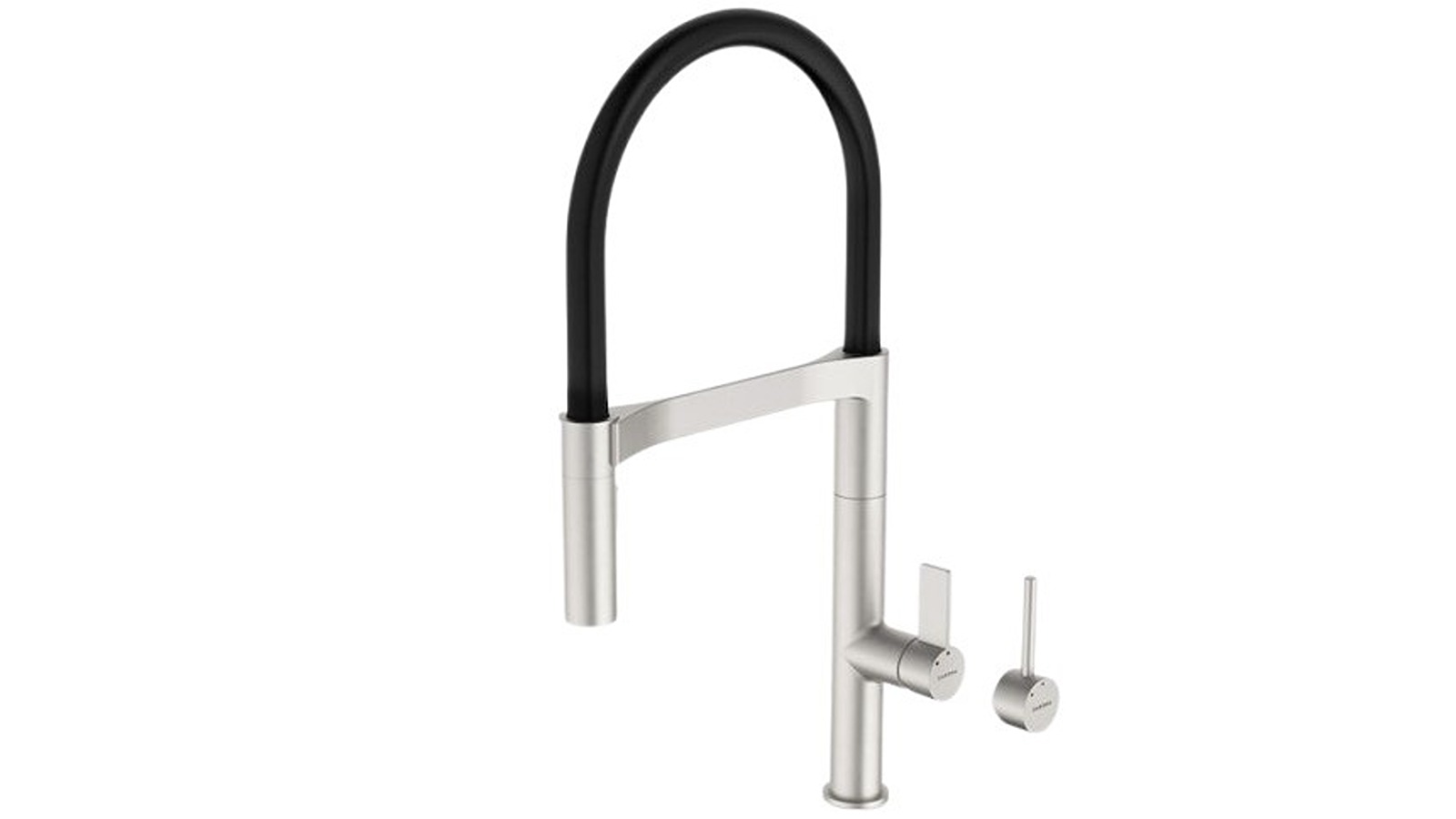 Caroma Liano II Pull Down Sink Mixer with Dual Spray - Brushed Nickel