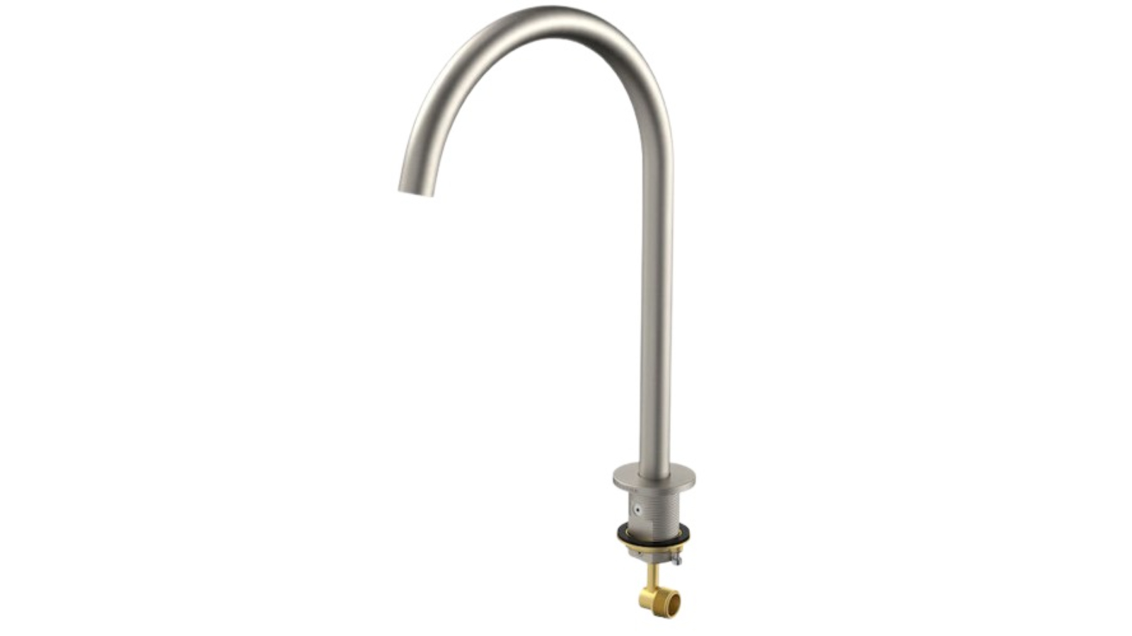 Caroma 200mm Liano II Hob Swivel Outlet - Brushed Nickel