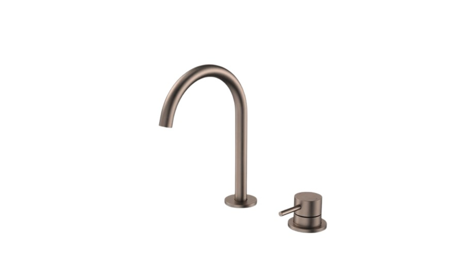 Caroma Liano II 160mm Hob Basin Mixer Set - Brushed Bronze