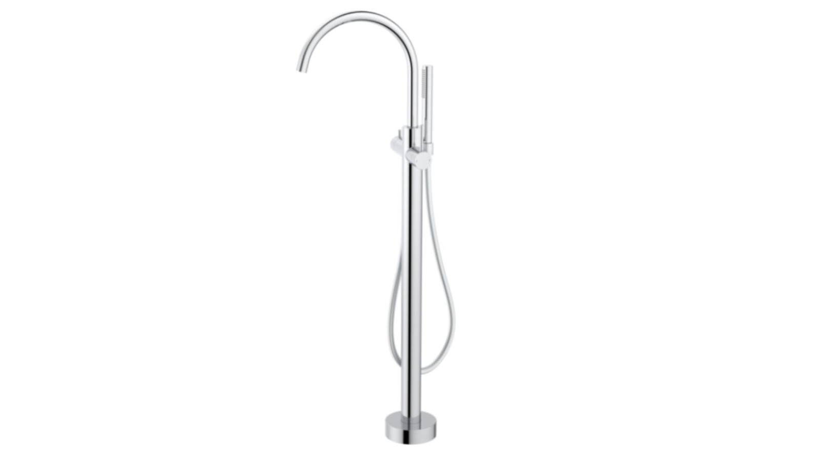 Caroma Liano II Freestanding Bath Filler with Hand Shower - Chrome