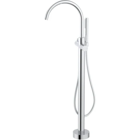Caroma Liano II Freestanding Bath Filler with Hand Shower - Chrome